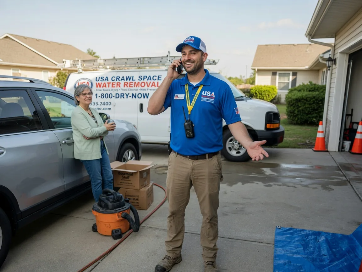 Crawl Space Water Removal Blanchard, OK FAQs